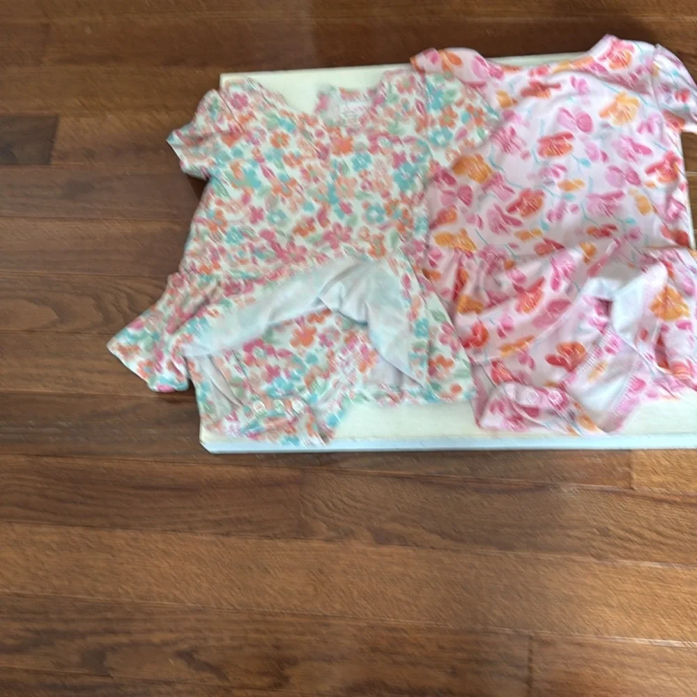 Ruffled Pink and Blue Diaper Covers with Delicate Details
